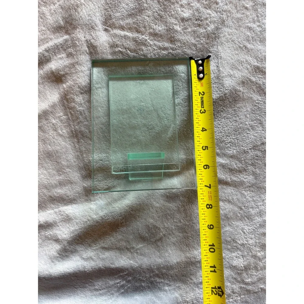 Clear Glass Picture Frame with Easel Back Tabletop Photo Display - C769